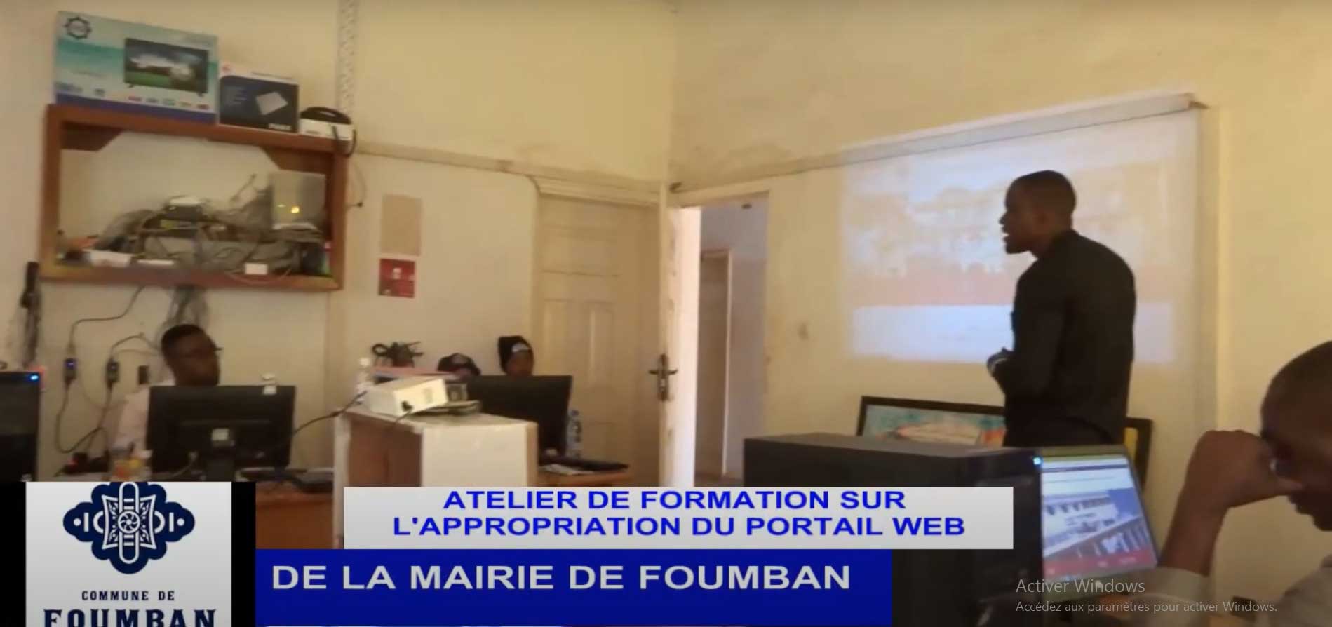 Atelier de Formation sur l’appropriation du Portail Web de la Mairie de Foumban